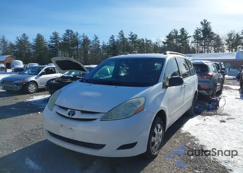 2006 Toyota Sienna Le из США, поврежденный, VIN 5TDBA23C36S059041